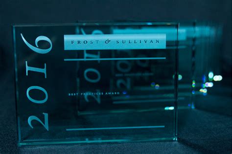 Frost And Sullivan Honored Recipients Of Its 2016 Excellence In Best