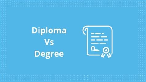 Difference Between Diploma And Degree Degree And Diploma Different
