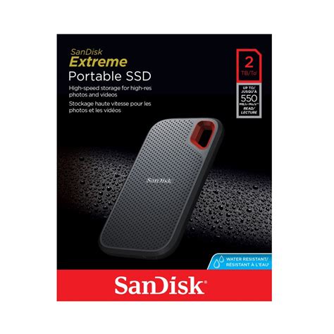 sandisk ssd portable extreme 2tb starlite