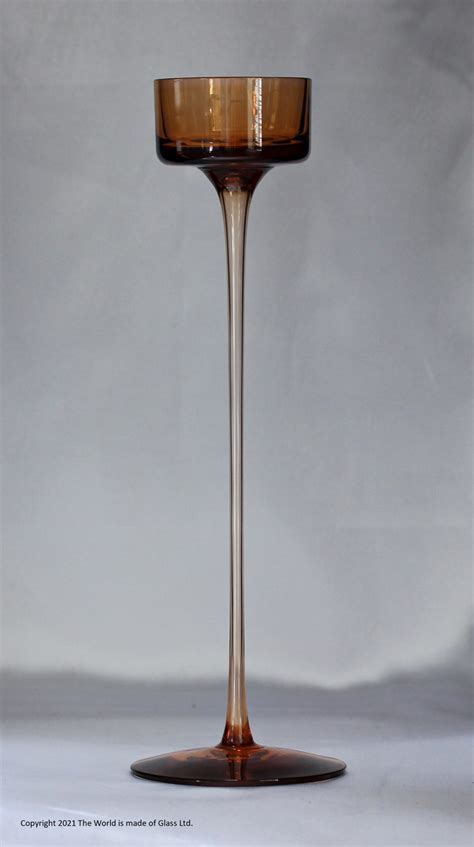 Wedgwood Brancaster Candlestick Topaz Tall The World Is Made Of Glass