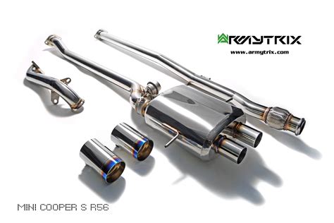 Armytrix Mini R56 Cooper S Exhaust System Tuning And Remapping Viezu