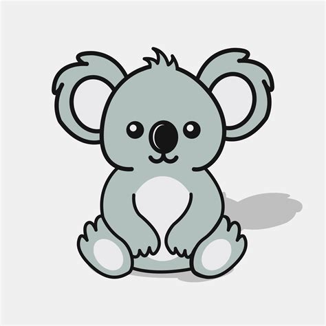 Oso Koala De Dibujos Animados Vector De Ilustración 11336957 Vector