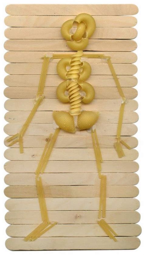 Pasta Skeleton Template Web How To Make A Pasta Skeleton Ticks And Tape