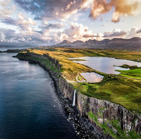 The Isle Of Skye Kilt Rock Dronestagram