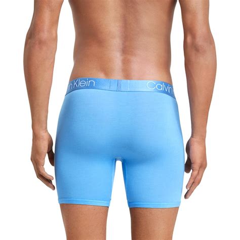 Calvin Klein Mens Blue Modal Contour Underwear Boxer Briefs Xl Bhfo