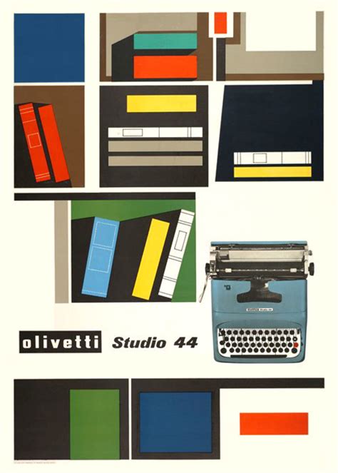 Veerles Blog 40 Olivetti Studio 44 Poster