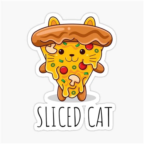 Pizza Cat Pizza Puns Ts For Pizza Lovers Pizza Jokes And Puns