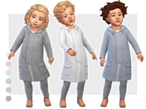 The Sims Resource Toddler Winter Coat 01