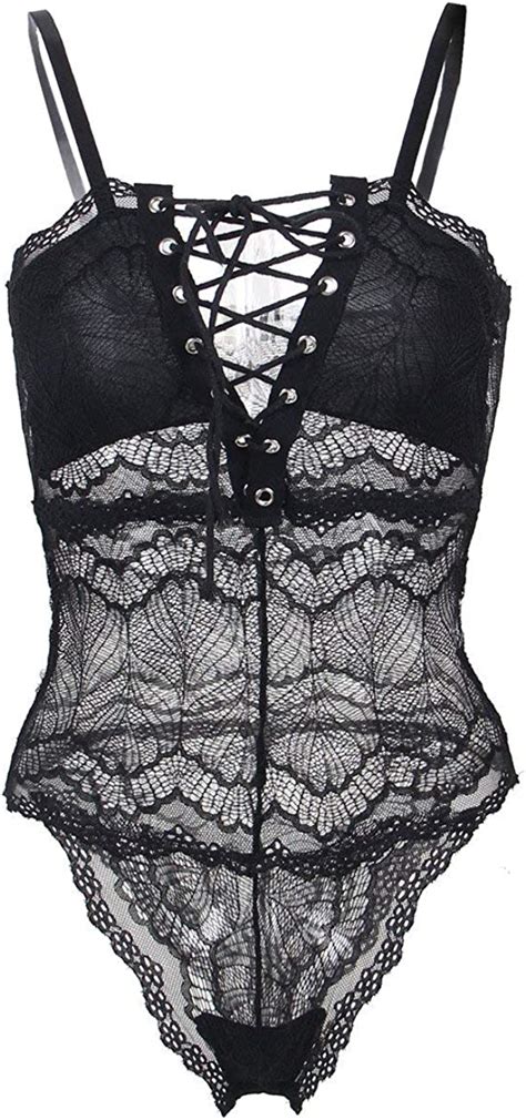 women s bodysuit one lace bodysuits lingerie piece modern casual strappy cross straps negligee