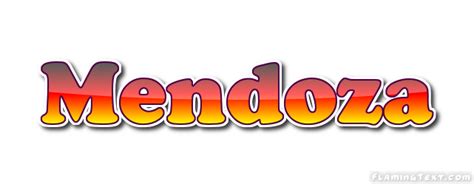 Mendoza Logo Herramienta De Diseño De Nombres Gratis De Flaming Text
