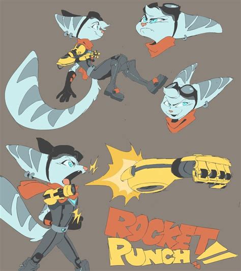 Rivet Time By Grizzlysuplex Ratchet And Clank Ratchet Character Design Inspiration Character