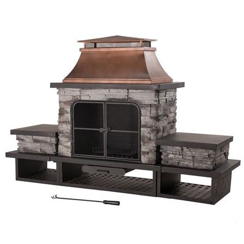 20 Prefab Outdoor Fireplace Kits Homyhomee