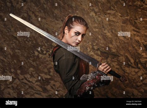 Female Warrior With Sword