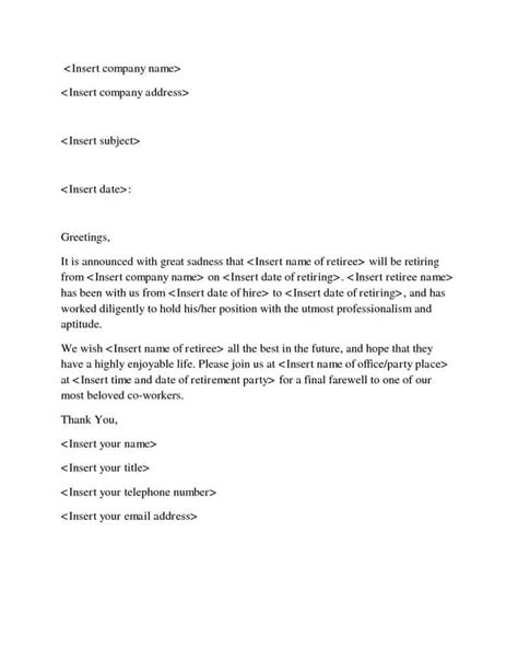 12 Sample Goodbye Letters Writing Letters Formats And Examples