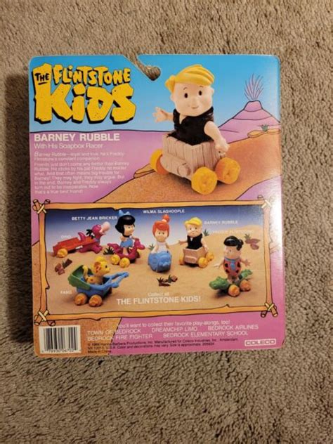 The Flintstone Kids Barney Rubble Action Figure 1986 Coleco For Sale