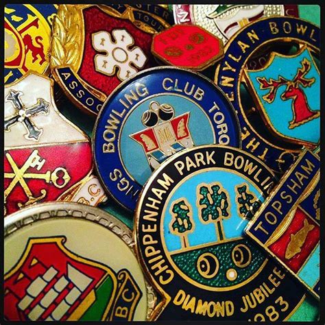 Love These Any Big Bowling Club Badge Collectors Out There From