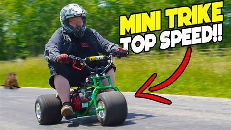 Predator Ghost 212cc Mini Trike Top Speed Test Youtube
