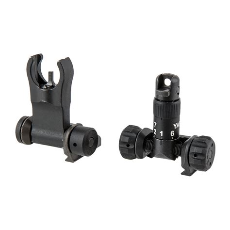 Lewis Machine And Tool 308 Ar Back Up Iron Sight Kit Black Brownells