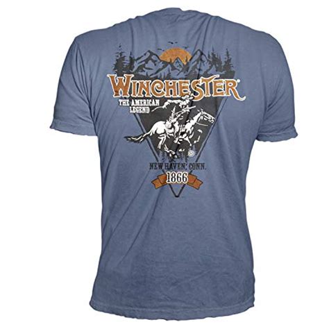 Winchester Official Lone Rider Graphic Short Sleeve Mens Cotton T