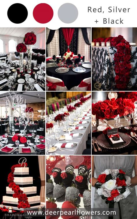 35+ Red and Black Wedding Theme & Color Ideas 2024