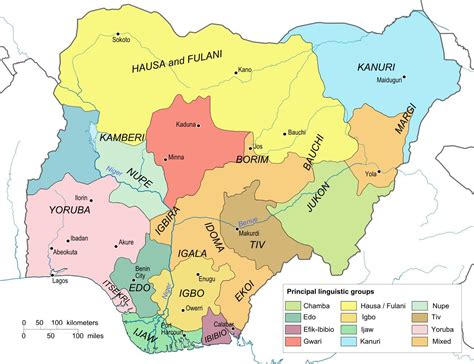 Carte Du Nigeria Plusiers Cartes Géographique Du Pays Dafrique