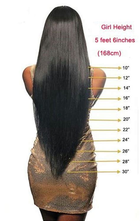 Wig Length Chart Straight