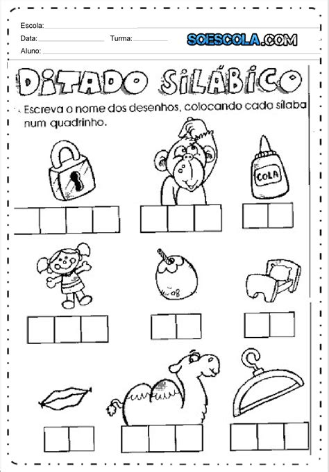Atividade 1 Ano Silabas