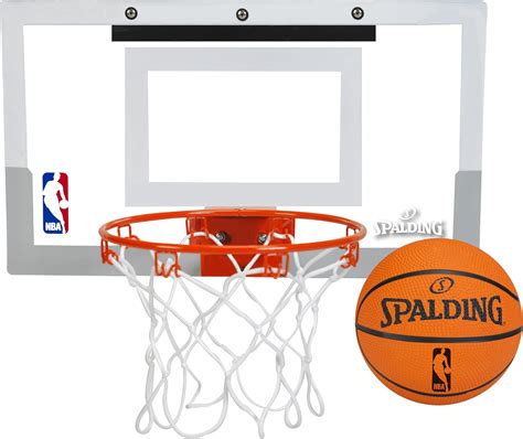 Spalding Nba Jam Over The Door Mini Basketball Hoop Whiteorange 18 X