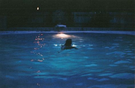 Pool Night Aesthetic Night Swimming Cinematic Photography