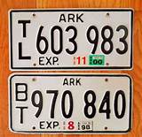 Images of Arkansas License Plates 2017