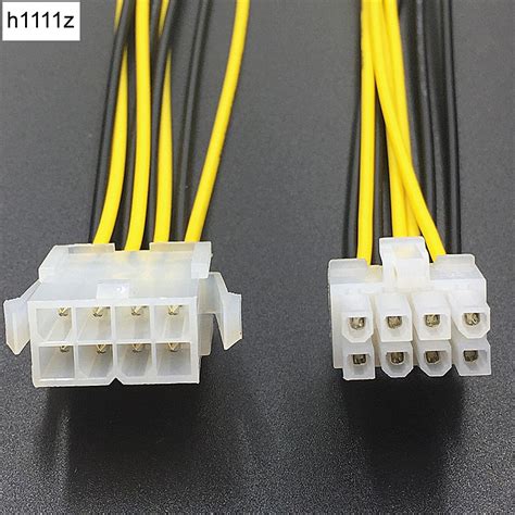8 Pin Atx 12v Cpu Eps P4 Power Extension Cable 8pin 18cm Extend Cable