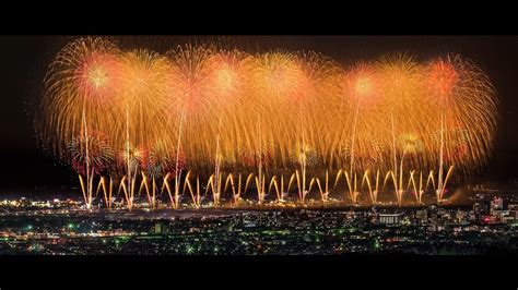 4k Ultra Hd 長岡花火大会 2016 復興祈願花火 フェニックス Nagaoka Fireworks Festival