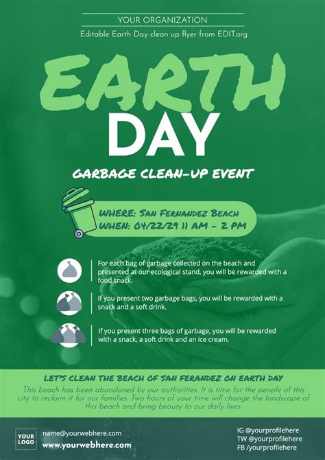 Design A Free Earth Day Poster To Print