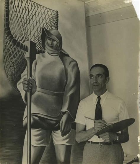 Jos De Almada Negreiros Junto Da Pintura Sargaceira Minho