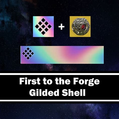 Destiny 2 Emblem First To The Forge Gilded Shell Ps4pcxbox Meses