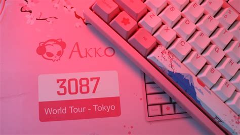 Akko 3087 World Tour Tokyo 87 Keys Mechanical Gaming Keyboard Review