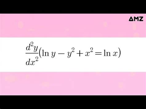 Turunan Kedua Fungsi Implisit Kalkulus Differensial 2 YouTube