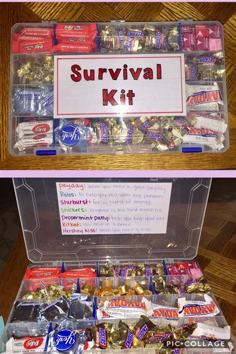 Though aging can be a stressful process, it doesn't have to be! Candy Survival Kit for everyday pick me ups. Gift for my ...