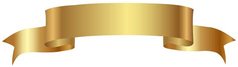 Banner Gold Clip Art Ribbon Png Download 80002255 Free