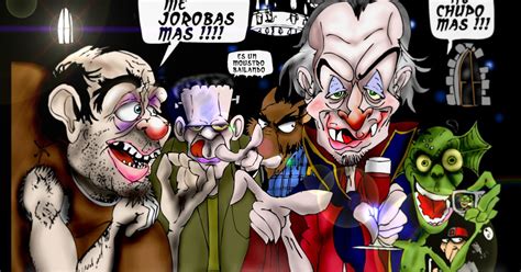 Ilustraciones Caricaturas Uno De Terror