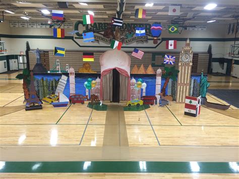 Pin By Charlotte On Homecoming 2018 Around The World Prom Theme