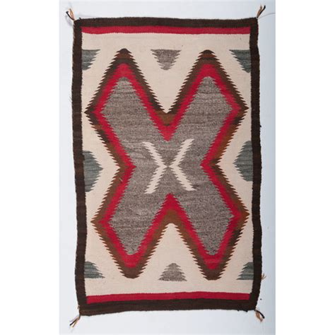 Navajo Single Saddle Blanket Rug Cowans Auction House The Midwest