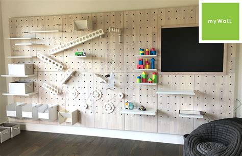 Pegboard Wall Display And Stem Toys System Storage Play Learning