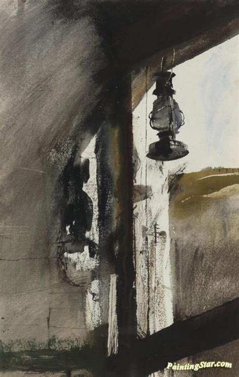 Shed Lantern Artwork By Andrew Wyeth Oil Painting And Art Prints On