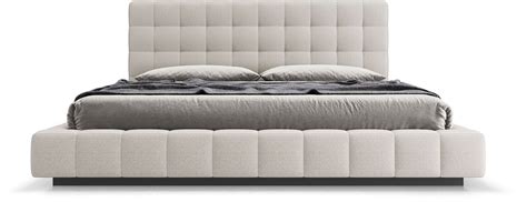 Thompson Cal King Bed In Luna Fabric By Modloft 84w X 98d X 45h 11h