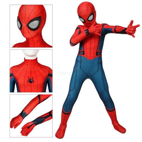 Spiderman Cosplay Costumes Spider Man Homecoming Peter Parker Cosplay