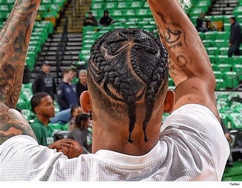 Boston Celtics Player Braids Hair Into Clover