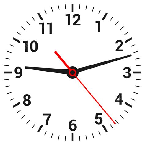 Clock With Seconds Clipart In Transparent Background Clock Clock With