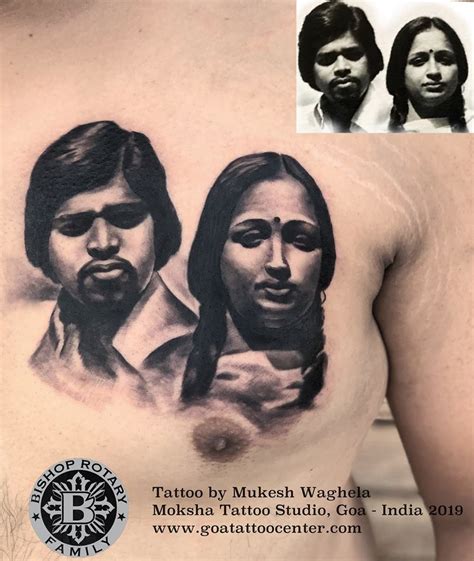 Portrait Tattoo By Mukesh Waghela At Moksha Tattoo Studio
