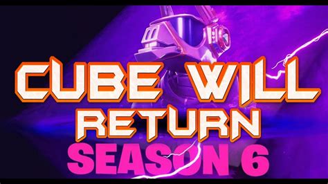 Fortnite New Season 6 Teaser Leaked Cube Will Return In Season 6 With Dj Llama Skin Youtube
